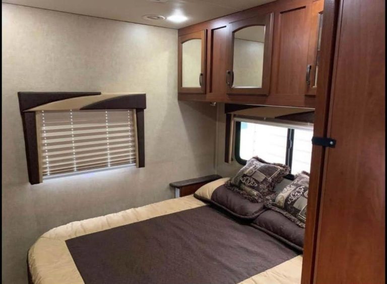 Master bedroom with queen bed